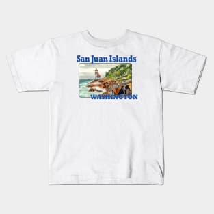 San Juan Islands, Washington Kids T-Shirt